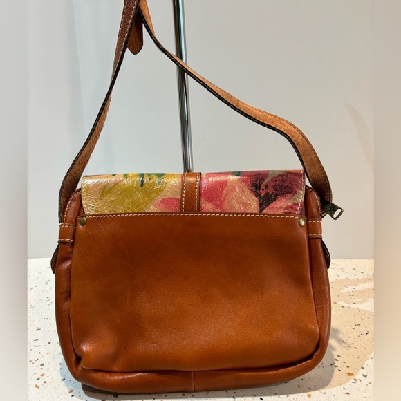 Patricia Nash Floral Leather Crossbody Handbag - Picture 16 of 16